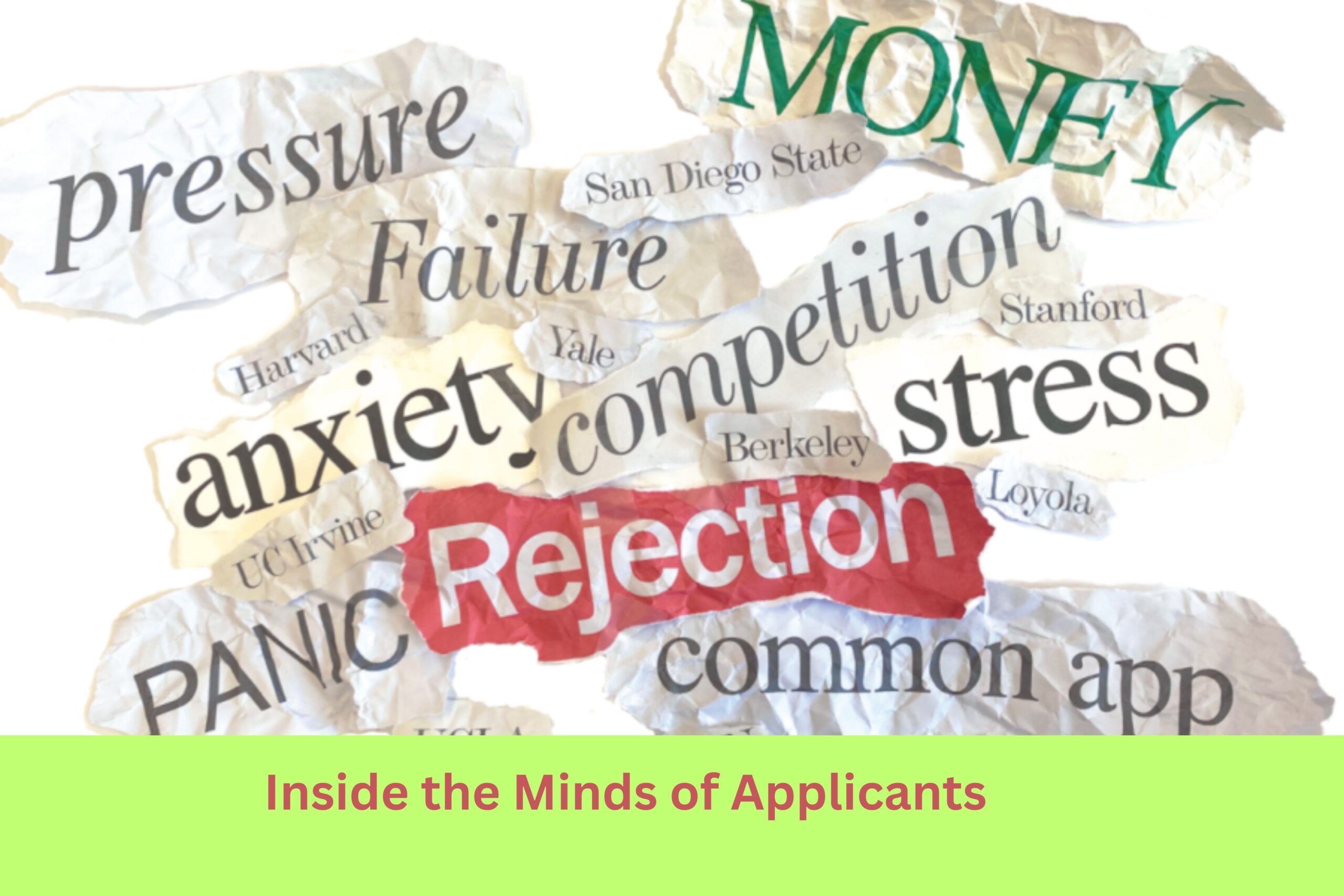 The stress of applicants